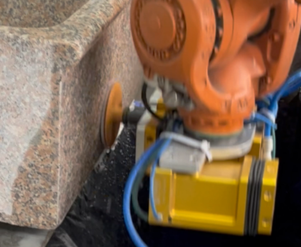 石材制品力控機(jī)器人打磨